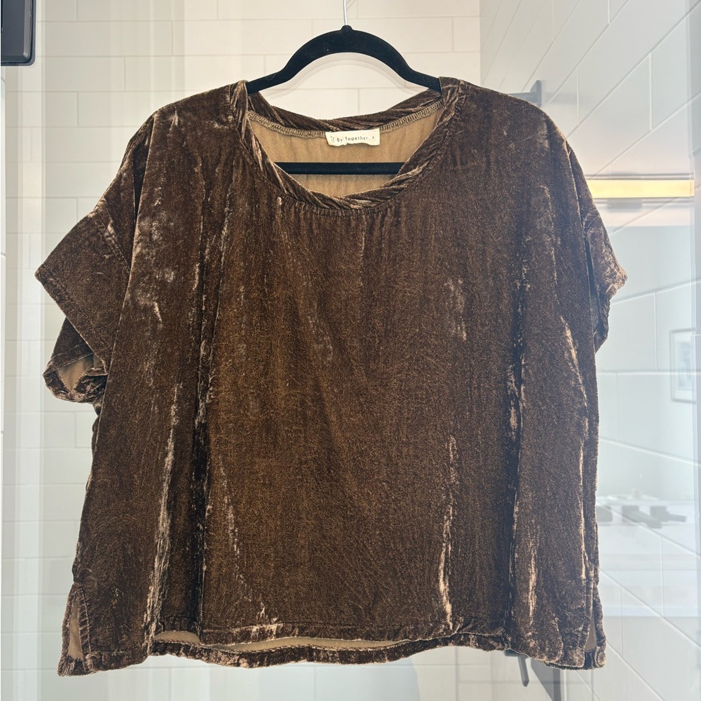 By Together - velvet top- worn twice